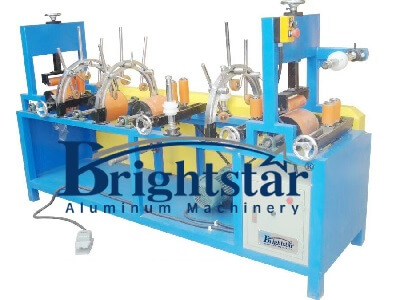 Aluminum profile film sticking machine